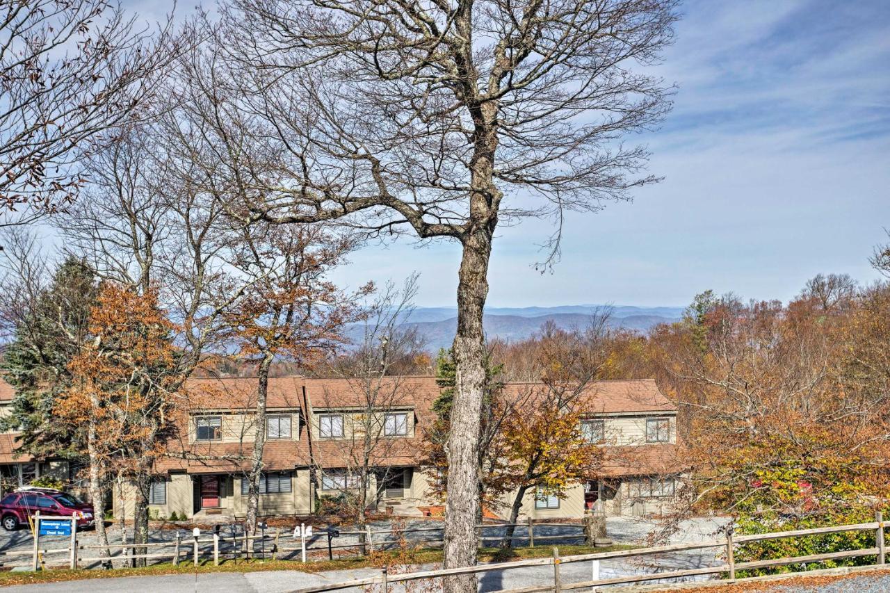 Pet-Friendly Beech Mountain Condo Steps To Slopes Eksteriør bilde